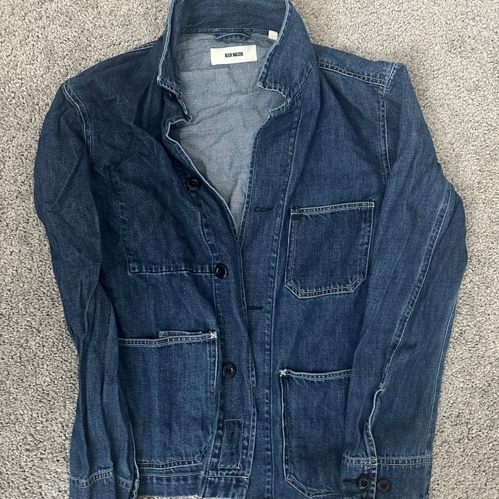 Buck Mason Indigo Denim Chore Jacket